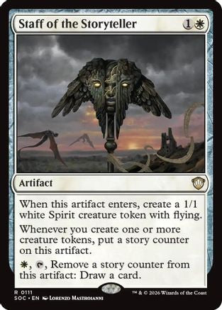 Staff of the Storyteller (111) - Commander: Secrets of Strixhaven