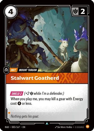 Stalwart Goatherd (083) - Radiance