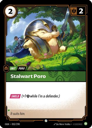 Stalwart Poro (052) Foil - Origins