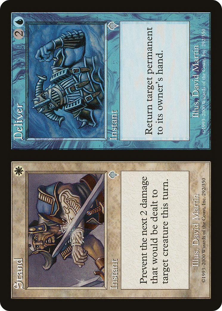 Stand // Deliver (292) Foil - Invasion