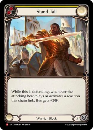 Stand Tall (MPW037) - Mastery Pack Warrior