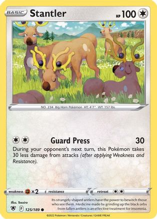Stantler (125) Reverse Holofoil - Astral Radiance