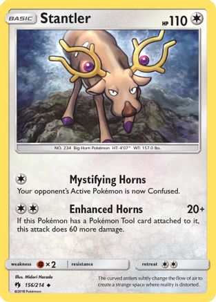 Stantler (156) - Lost Thunder