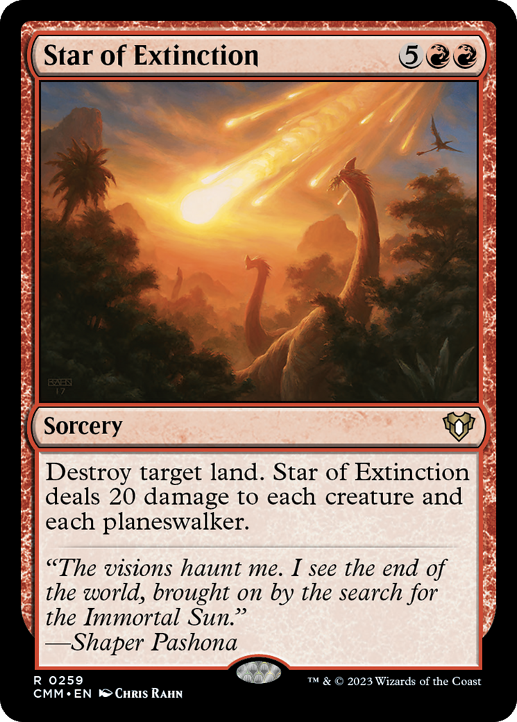 Star of Extinction (259) Foil - Commander Masters