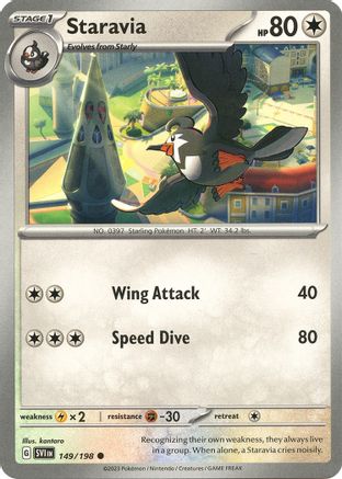 Staravia (149) Reverse Holofoil - Scarlet & Violet