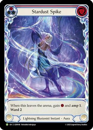 Stardust Spike (Red) (GEM148) Cold Foil - Gem Pack 5