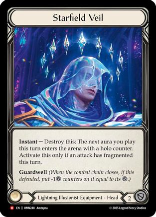 Starfield Veil (OMN248) Cold Foil - Omens of the Third Age
