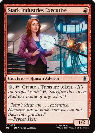 Stark Industries Executive (153) Foil - Marvel Super Heroes