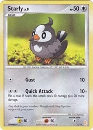 Starly (7) - Trainer Kit: Manaphy & Lucario
