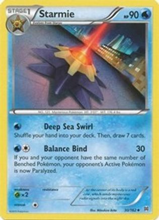 Starmie (30) Reverse Holofoil - BREAKthrough