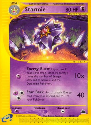 Starmie (30) - Skyridge