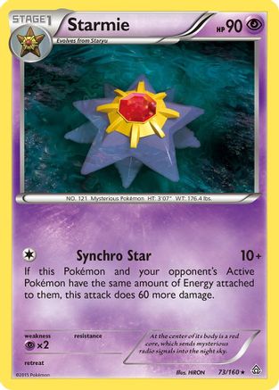 Starmie (73) Reverse Holofoil - Primal Clash