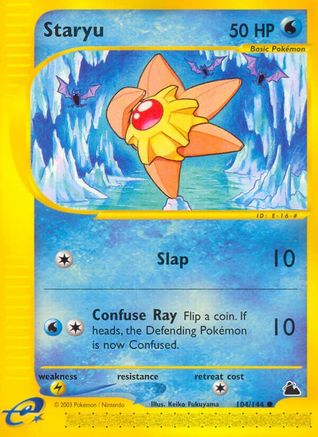 Staryu (104) Reverse Holofoil - Skyridge