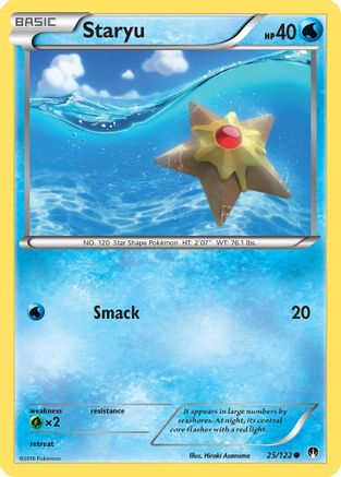 Staryu (25) Reverse Holofoil - BREAKpoint