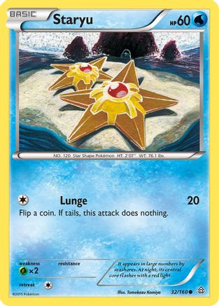 Staryu (32) Reverse Holofoil - Primal Clash