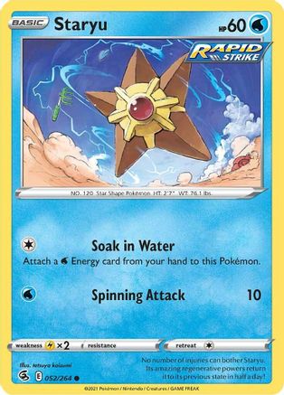 Staryu (52) - Fusion Strike