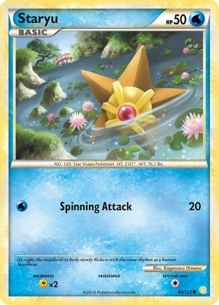 Staryu (84) Reverse Holofoil - HeartGold & SoulSilver