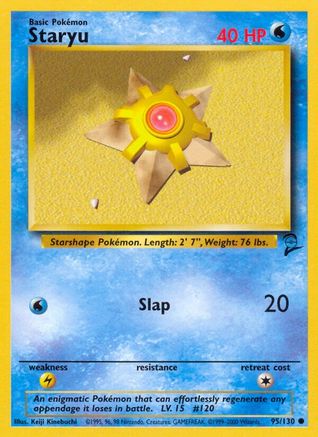 Staryu (95) - Base Set 2