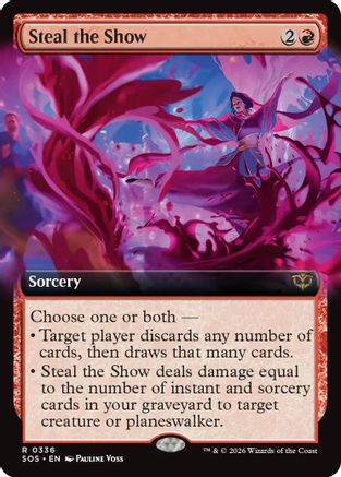 Steal the Show (Extended Art) (336) Foil - Secrets of Strixhaven