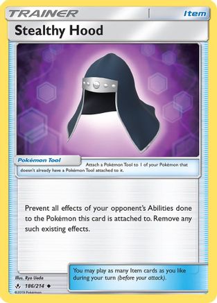 Stealthy Hood (186) Reverse Holofoil - Unbroken Bonds