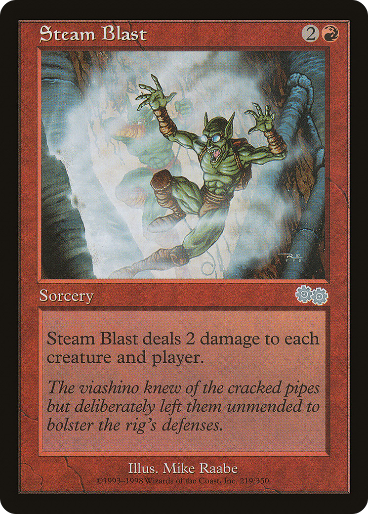 Steam Blast (219) - Urza's Saga