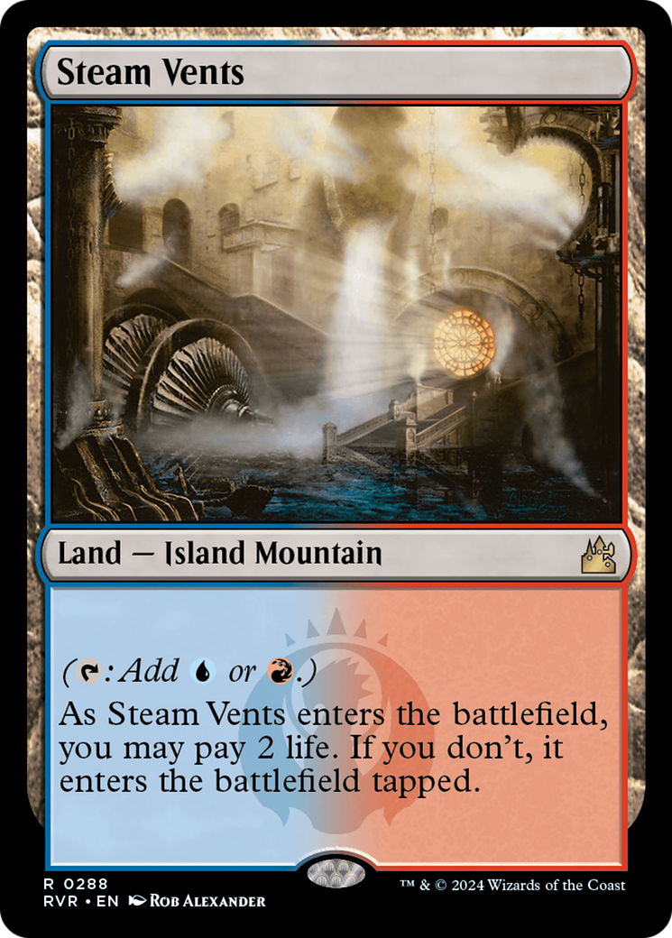 Steam Vents (288) - Ravnica Remastered