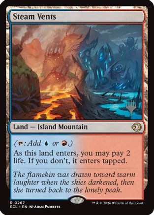 Steam Vents (Promo Pack) (267) Foil - Lorwyn Eclipsed