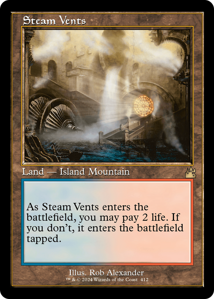Steam Vents (Retro) (412) Foil - Ravnica Remastered