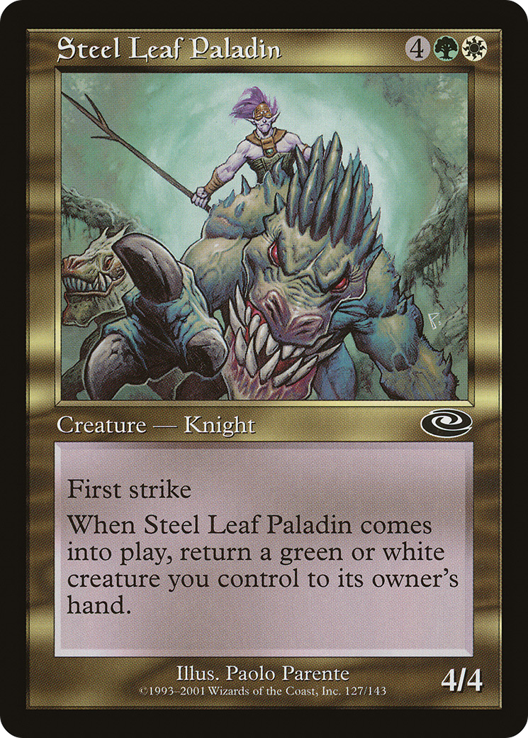 Steel Leaf Paladin (127) - Planeshift