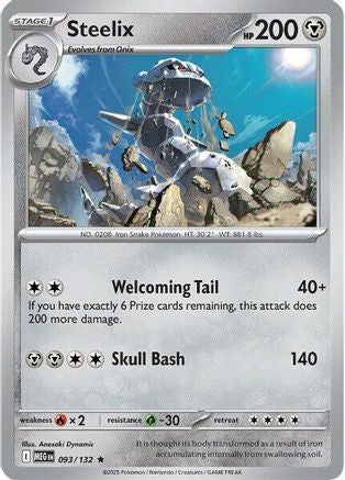 Steelix (93) Holofoil - Mega Evolution