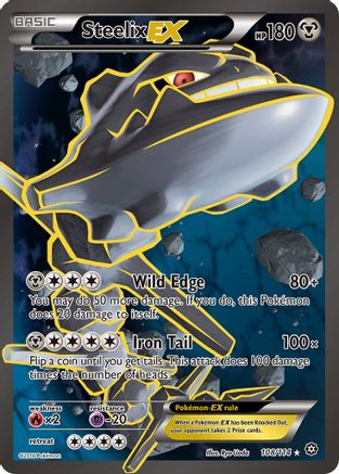Steelix EX (Full Art) (108) Holofoil - Steam Siege