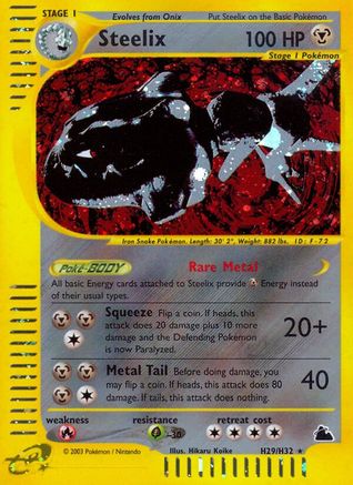 Steelix (H29) Holofoil - Skyridge