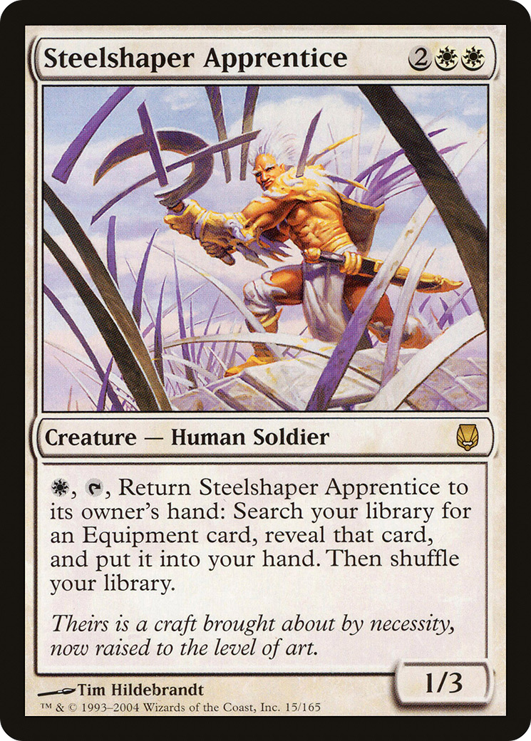 Steelshaper Apprentice (015) Foil - Darksteel