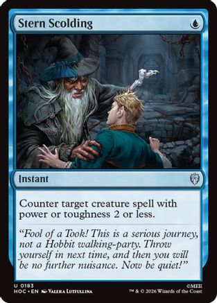Stern Scolding (183) - The Hobbit: Eternal-Legal