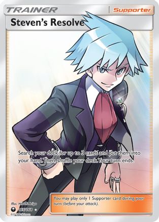 Steven's Resolve (Full Art) (165) Holofoil - Celestial Storm