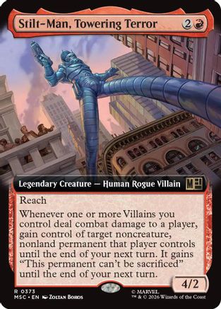 Stilt-Man, Towering Terror (Extended Art) (373) - Commander: Marvel Super Heroes