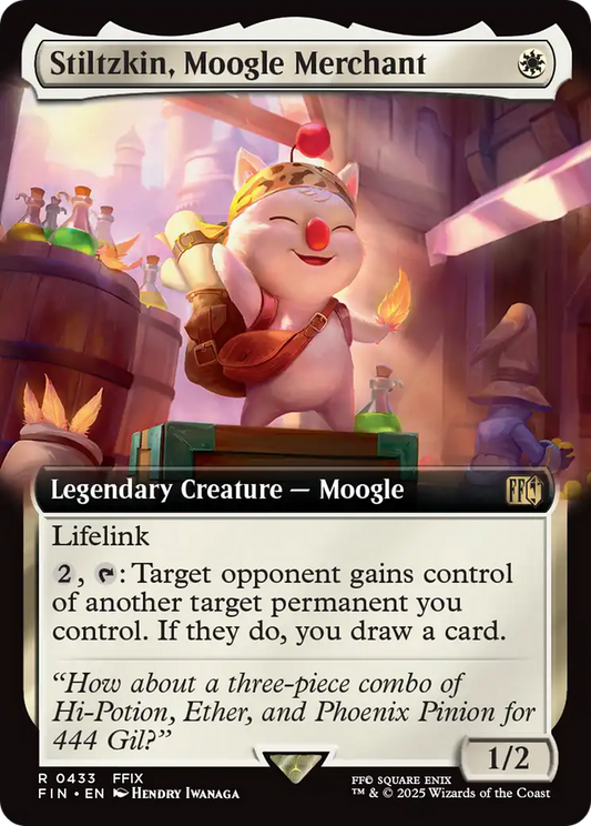 Stiltzkin, Moogle Merchant (Extended Art) (433) Foil - FINAL FANTASY