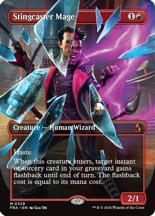 Stingcaster Mage (Borderless Shattered Mirror) (329) - Reality Fracture