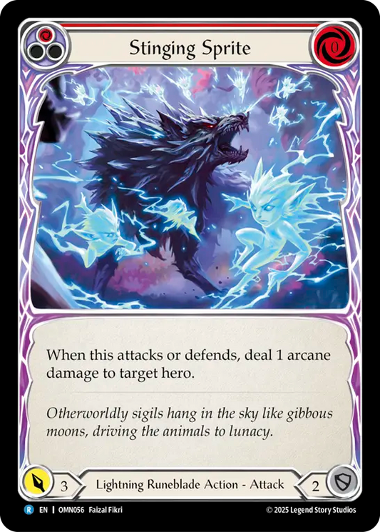 Stinging Sprite (Red) (OMN056) - Omens of the Third Age