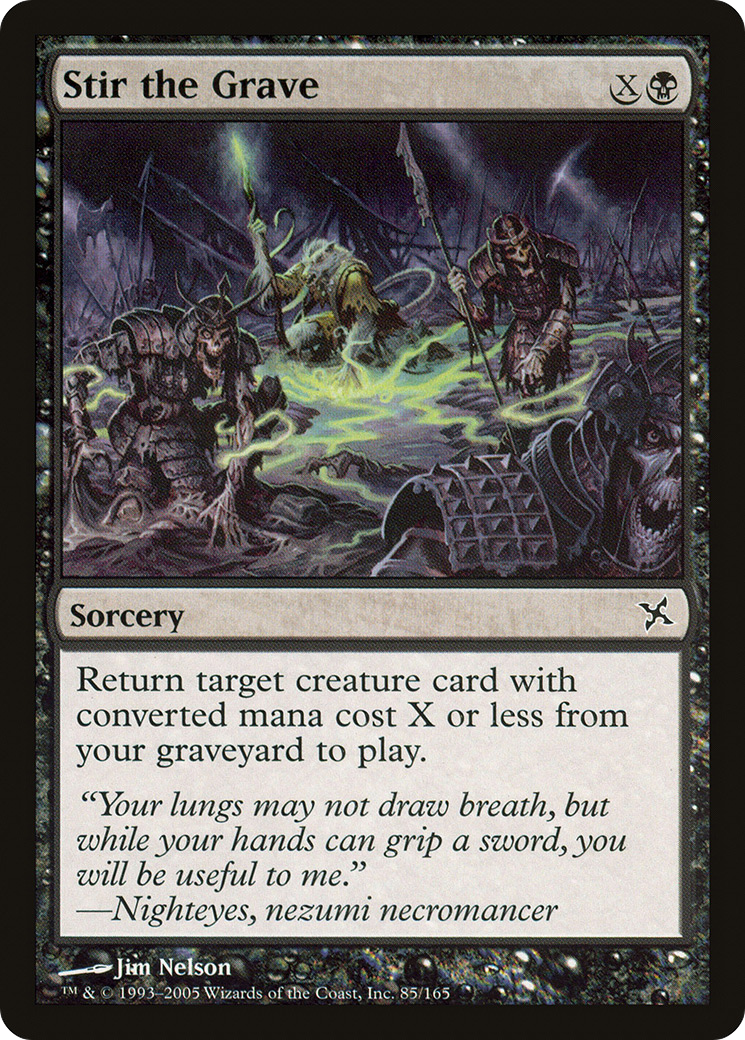 Stir the Grave (085) Foil - Betrayers of Kamigawa