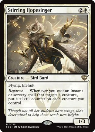 Stirring Hopesinger (035) Foil - Secrets of Strixhaven