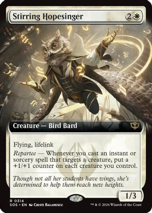 Stirring Hopesinger (Extended Art) (314) Foil - Secrets of Strixhaven