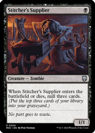 Stitcher's Supplier (204) Ripple Foil - Commander: Modern Horizons 3