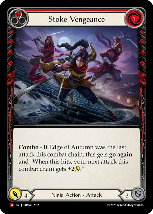 Stoke Vengeance (IAR245) Rainbow Foil - Usurp the Shadow Throne