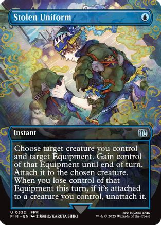 Stolen Uniform (Borderless) (332) Foil - FINAL FANTASY