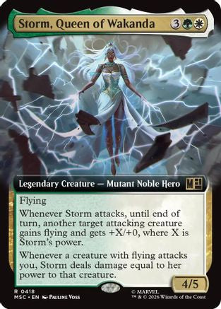 Storm, Queen of Wakanda (Extended Art) (418) - Commander: Marvel Super Heroes