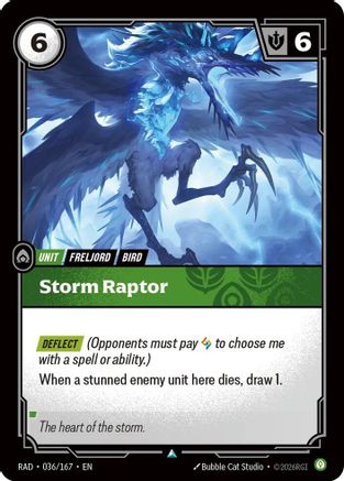 Storm Raptor (036) Foil - Radiance