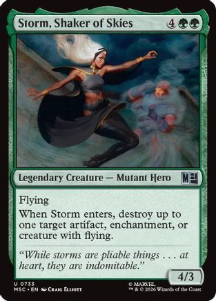Storm, Shaker of Skies (733) - Commander: Marvel Super Heroes