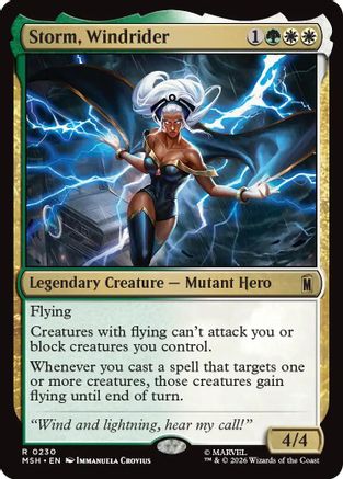 Storm, Windrider (230) Foil - Marvel Super Heroes