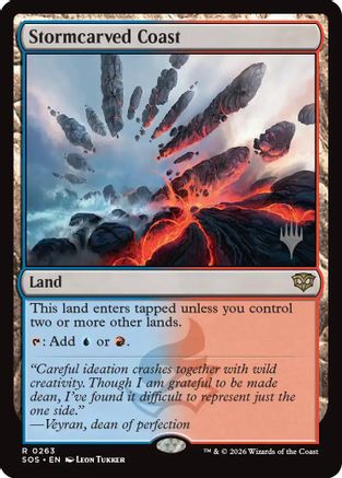 Stormcarved Coast (Promo Pack) (263) Foil - Secrets of Strixhaven
